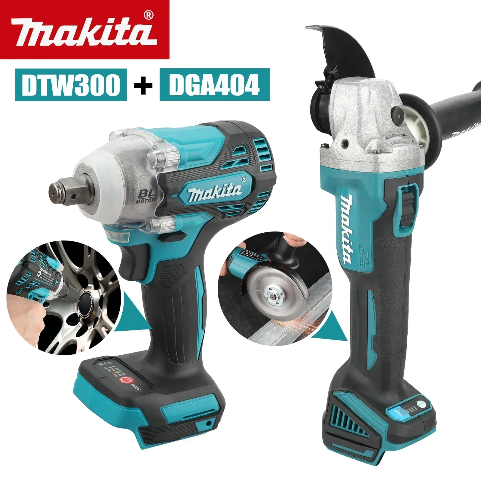 Makita Drill Dtw300 - Makita DTW300 Atau DGA404 Combo: 18V,