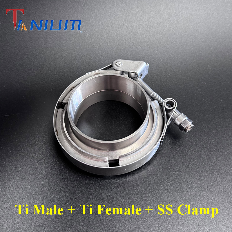 Pipe Clamp Bar - Flensa Pipa Knalpot Titanium 32-127mm Male+Female