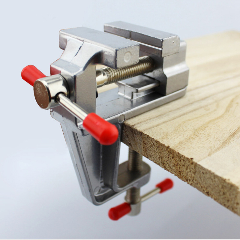 Workshop Tools Vice - Klem Meja Mini Multifungsi 3.5&quot Aluminium