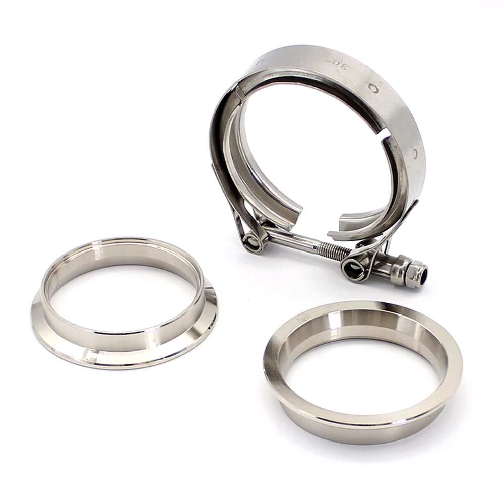 Pipe Clamp Bar - Klem V-Band Baja Tahan Karat dengan