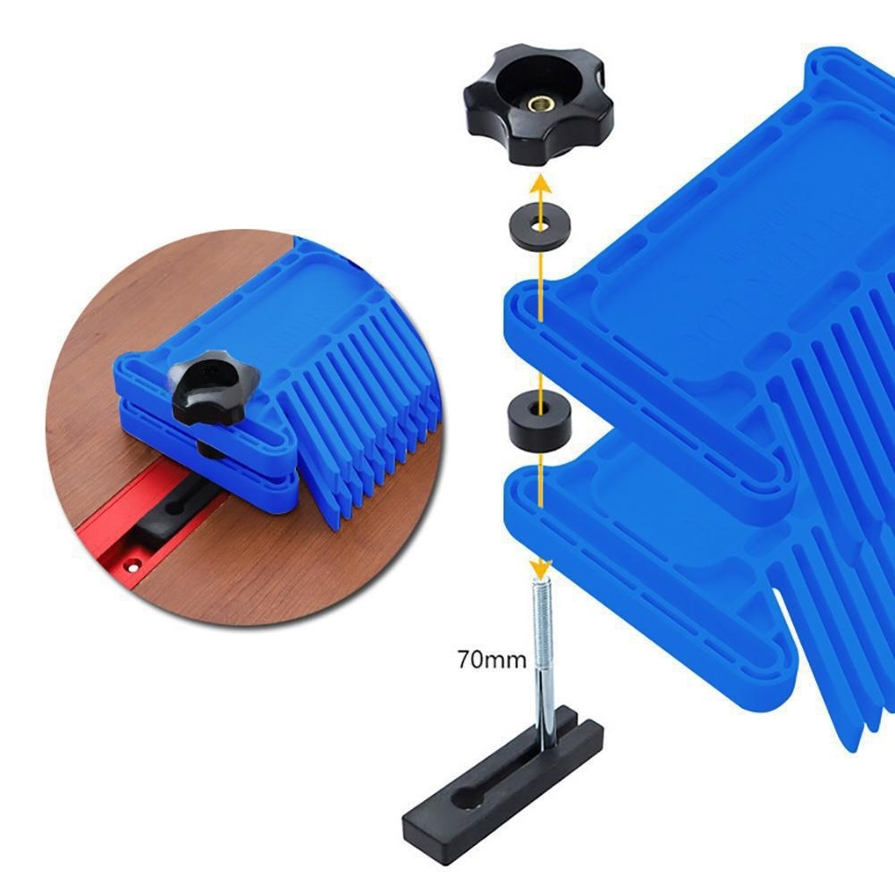 Workshop Tools Board - Set Papan Pelindung Plastik ABS Biru