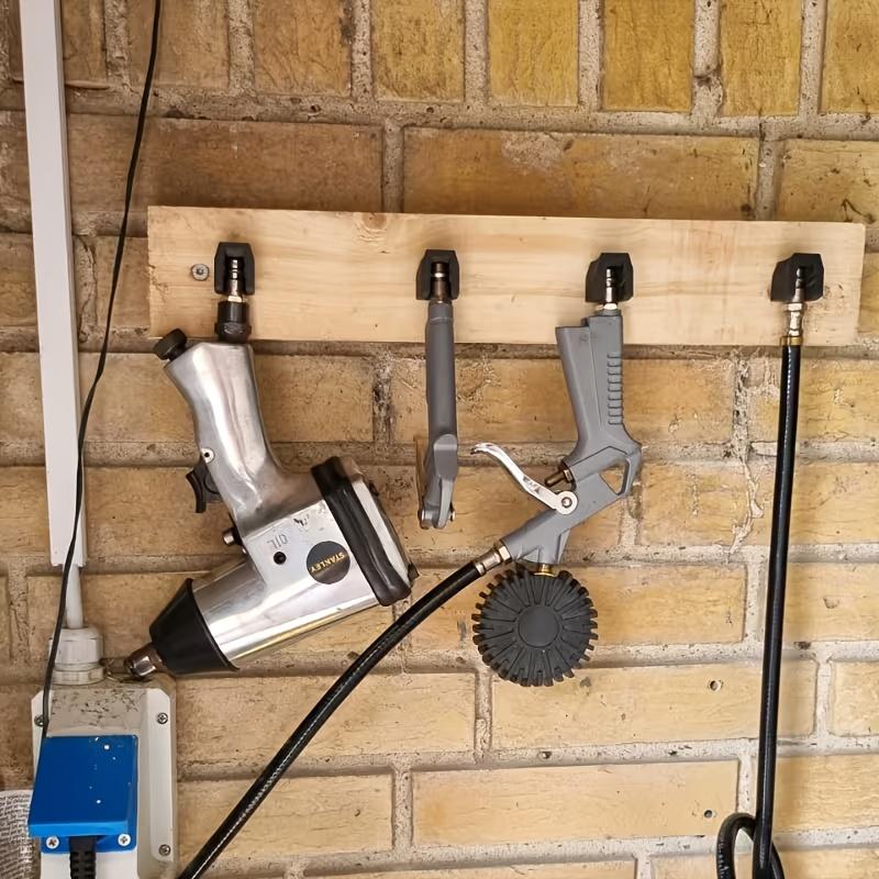 Workshop Tools Kit - 4Pcs Set Penyangga Alat Pneumatik Dinding,