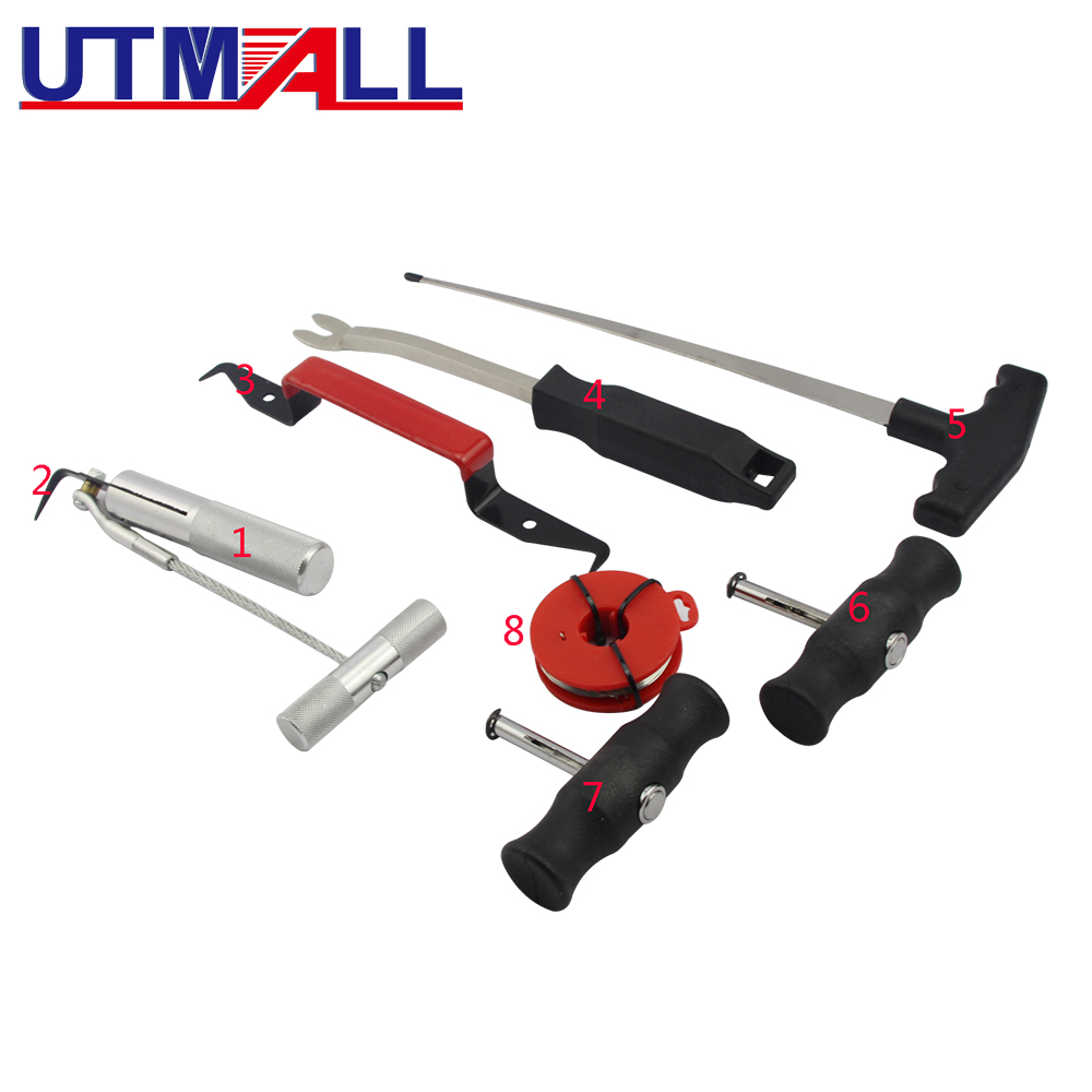 Workshop Tools Automotive - 7pcs Kit Pengganti Kaca Depan Mobil