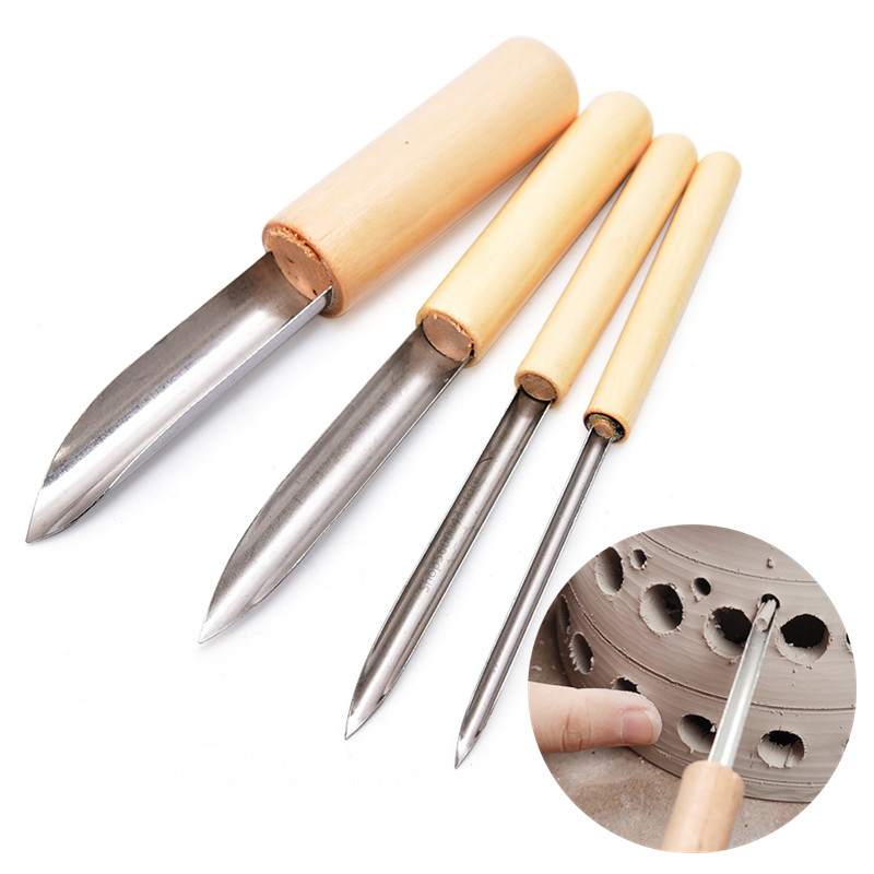 Alat Tembikar Puncher 4 Bagian - Chisel Set Wood ulasan dan harga