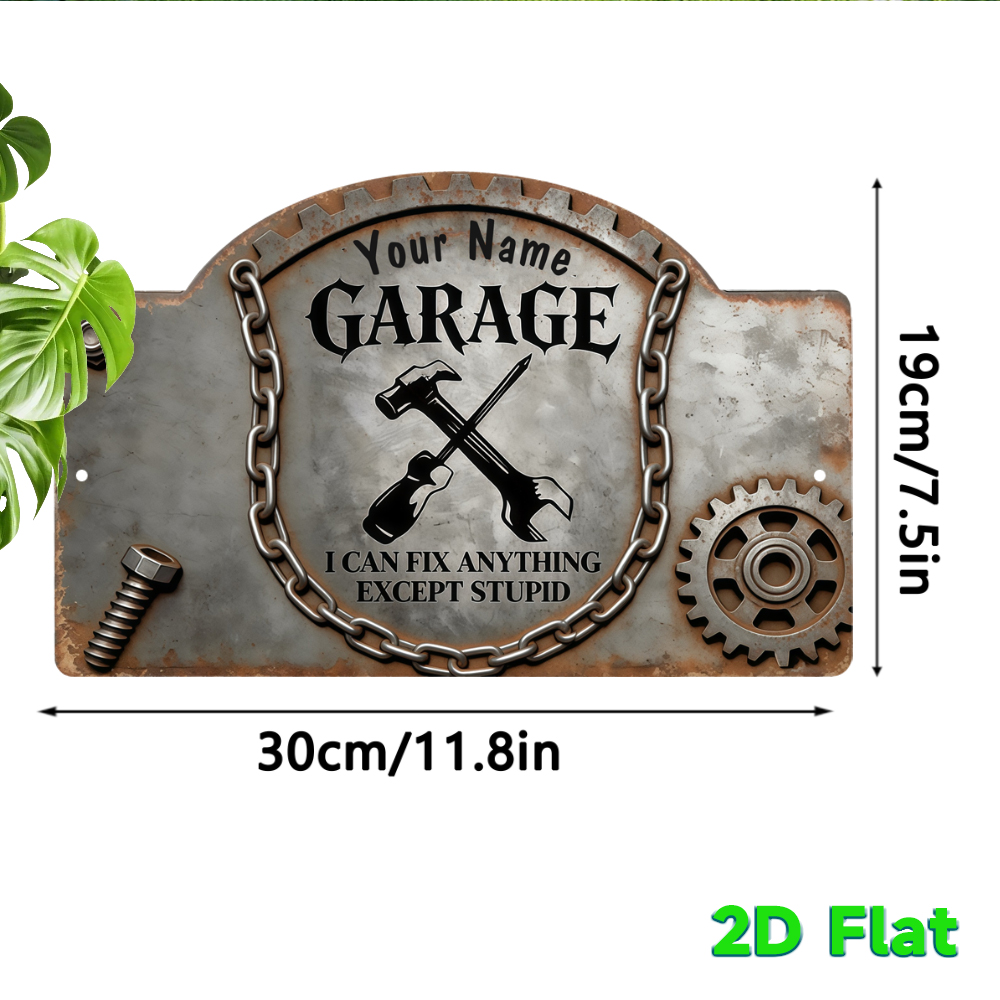 Papan Logam Garasi Vintage den - Tools Name In Workshop ulasan dan harga