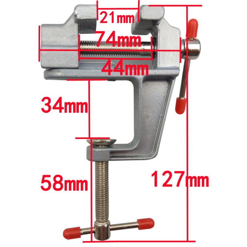Klem meja Mini aluminium, perh - Workshop Tools Vice ulasan dan harga