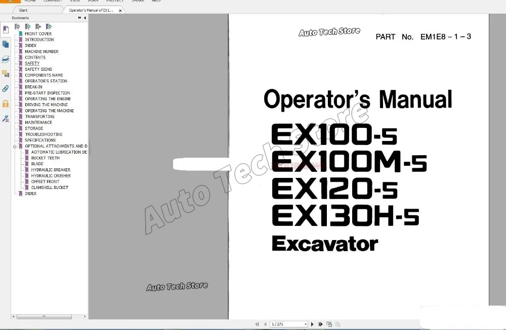 Untuk Hitachi Full Shop Manual - Tools In Workshop Pdf ulasan dan harga