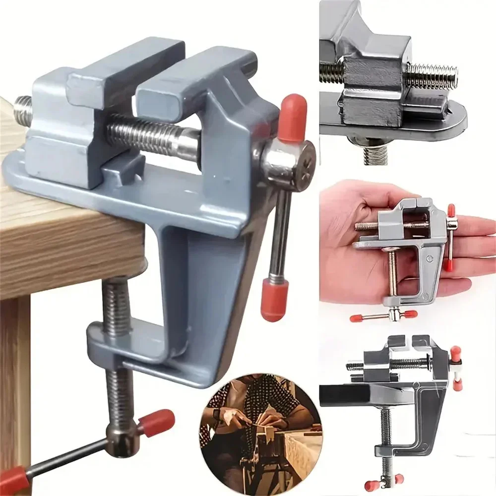 Klem Meja Mini Multifungsi 3.5 - Workshop Tools Vice ulasan dan harga