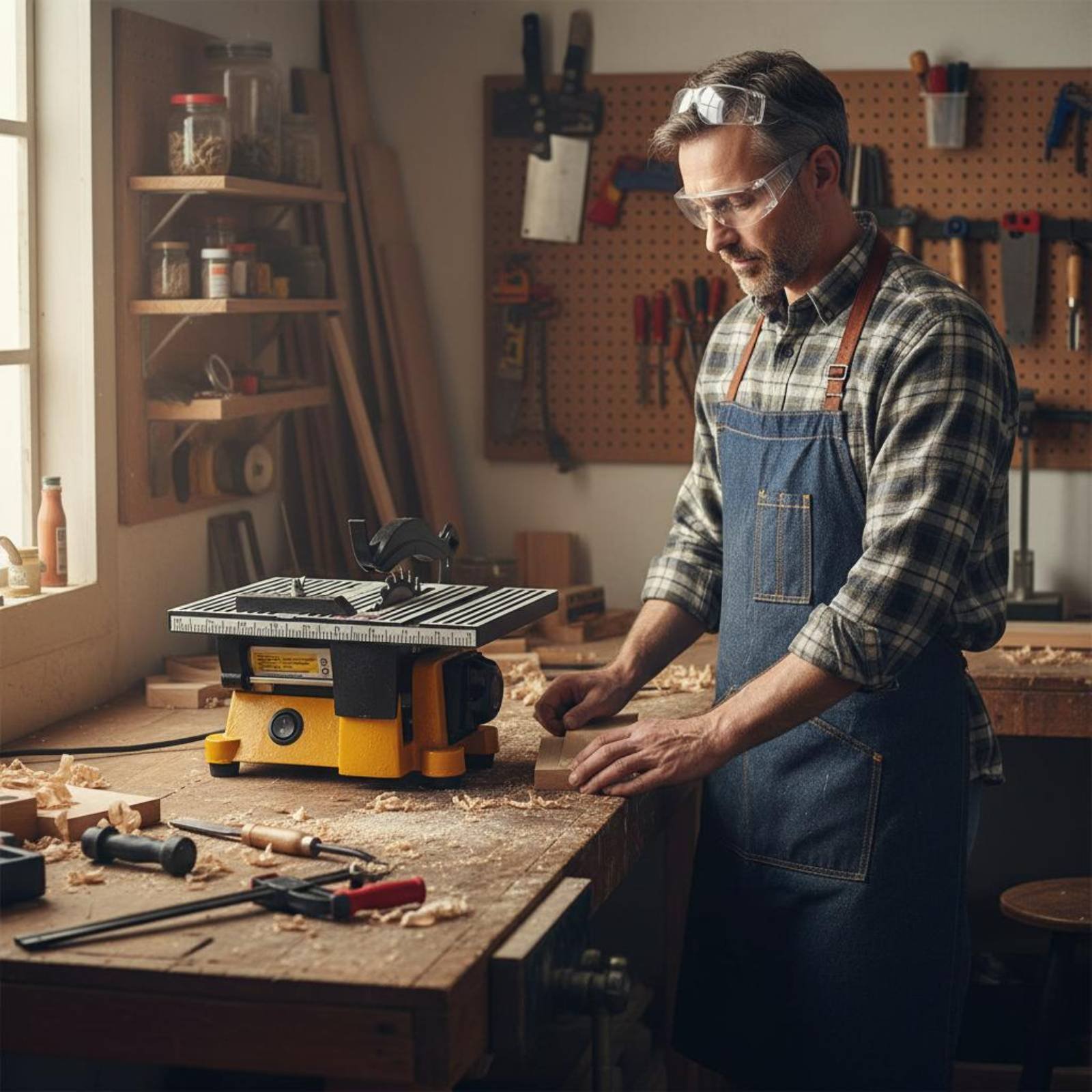 Gergaji Meja Mini Portabel Mes - Mini Workshop Tools ulasan dan harga