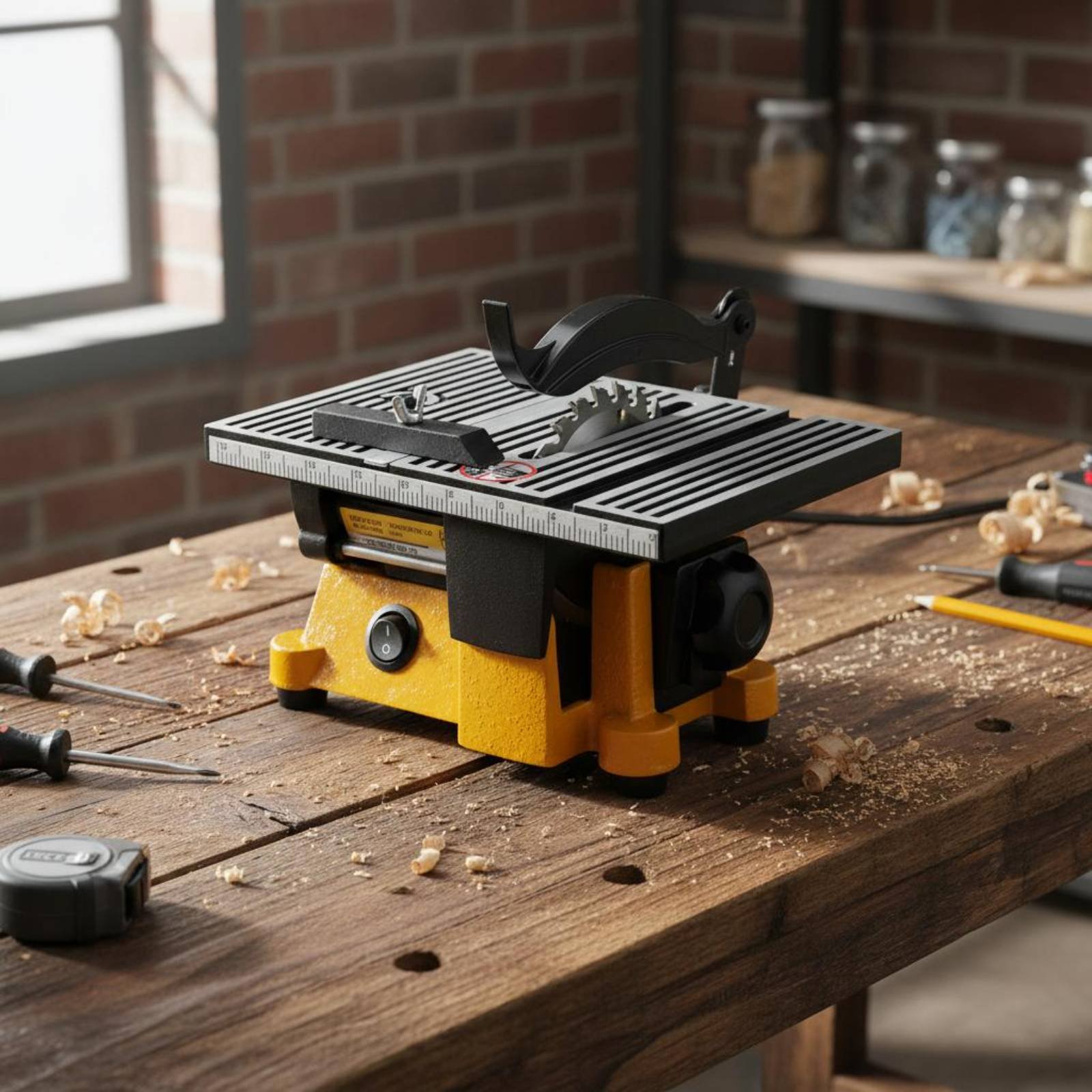 Gergaji Meja Mini Portabel Mes - Mini Workshop Tools ulasan dan harga